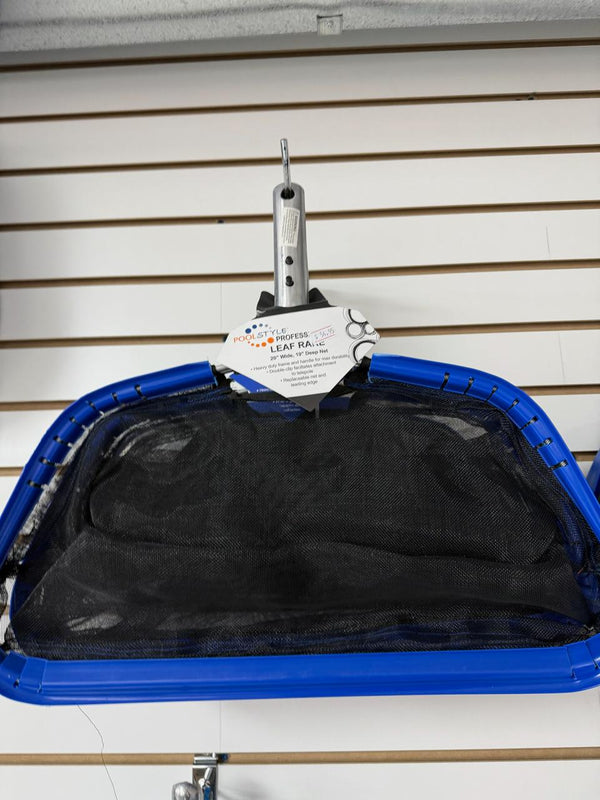 Pool Style Leaf Rake 20 inch Wide, 19 inch deep Net