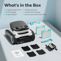 Aiper Scuba P1 Pro Cordless Robotic Pool Cleaner X6P-US, 6000 GPH (Scuba N1 Pro) thumbnail